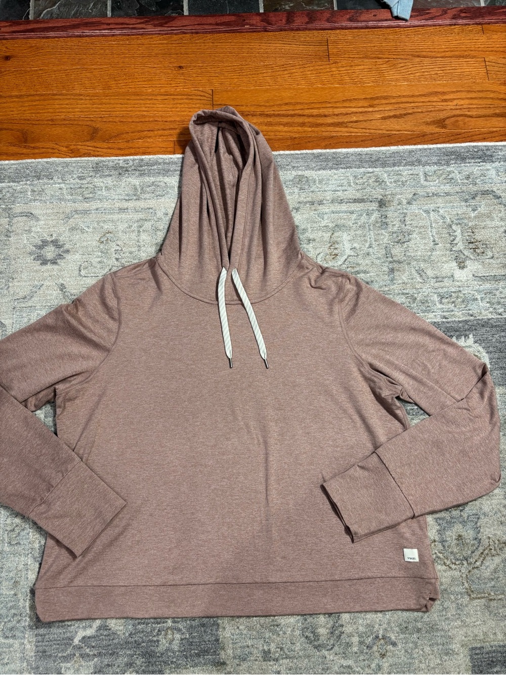 Vuori Halo Essential Hoodie Women’s XXL Mauve Pullover Sweatshirt